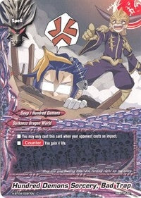 Hundred Demons Sorcery Bad Trap (40097) [H-BT04] - Future Card BuddyFight Single