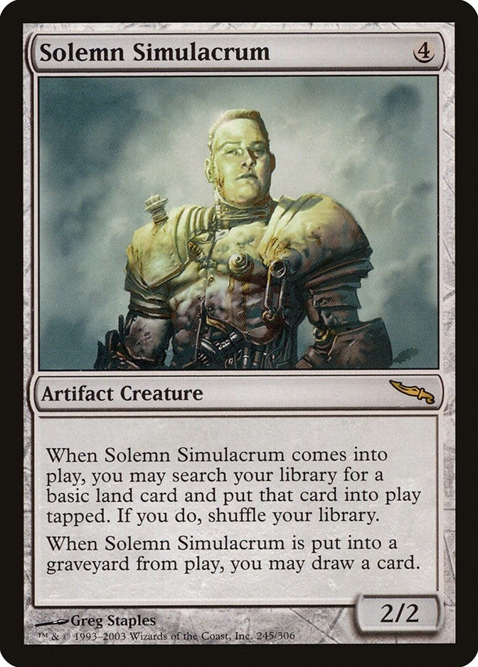 Solemn Simulacrum (245) [MRD] - MTG Single