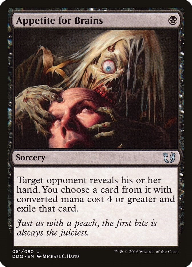 Appetite for Brains (51) [DDQ] - MTG Single