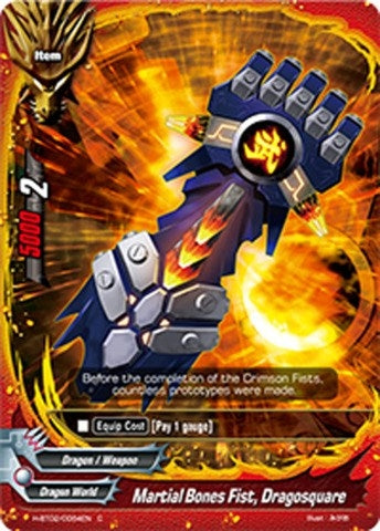 Martial Bones Fist Dragosquare (20084) [H-BT02] - Future Card BuddyFight Single