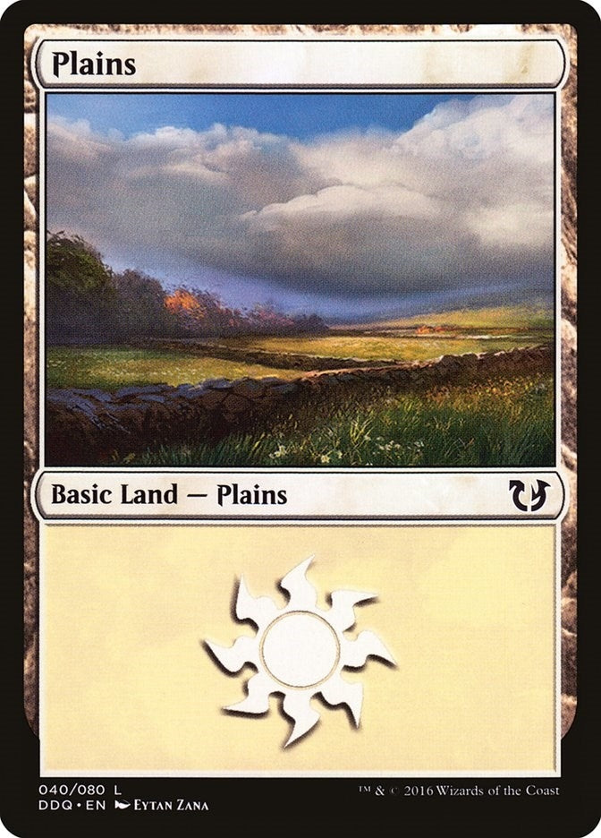 Plains (040) (40) [DDQ] - MTG Single