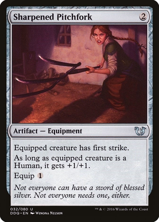 Sharpened Pitchfork (32) [DDQ] - MTG Single