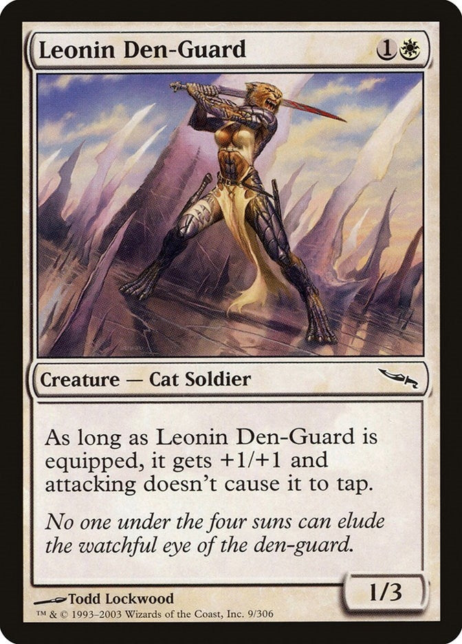 Leonin Den-Guard (9) [MRD] - MTG Single