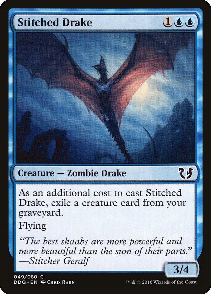 Stitched Drake (49) [DDQ] - MTG Single