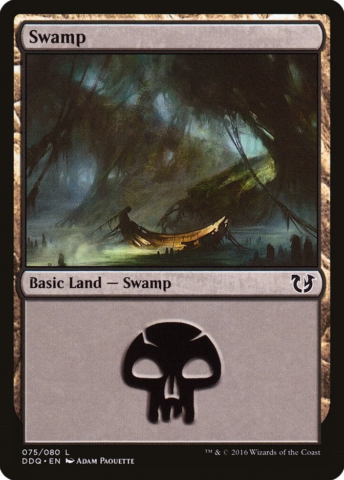 Swamp (075) (75) [DDQ] - MTG Single