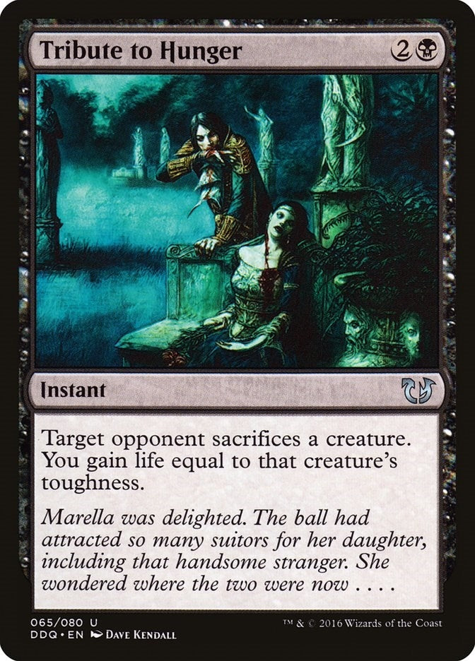 Tribute to Hunger (65) [DDQ] - MTG Single