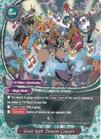 Great Spell Demon’s Concert (10046) [H-PP01] - Future Card BuddyFight Single