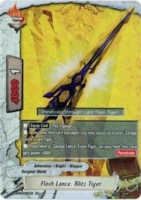 Flash Lance Blitz Tiger (30019) [H-BT03] - Future Card BuddyFight Single