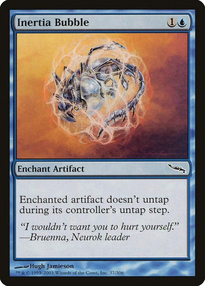 Inertia Bubble (37) [MRD] - MTG Single