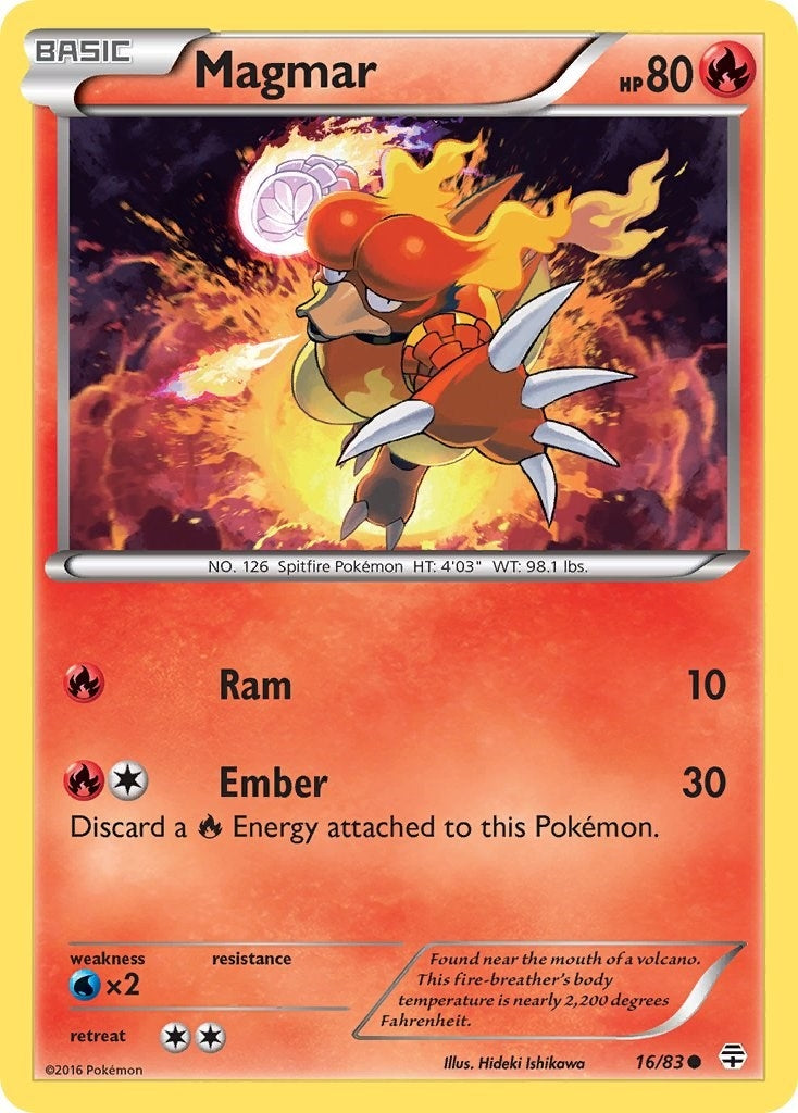 Image for Magmar (16/83) (Generations) - Pokemon
