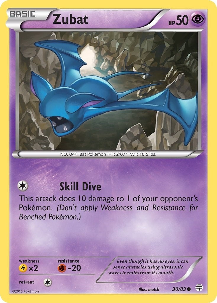 Image for Zubat (30/83) (Generations) - Pokemon