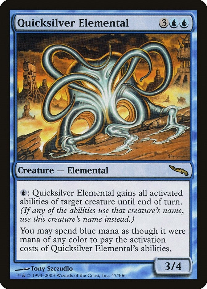 Quicksilver Elemental (47) [MRD] - MTG Single