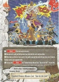 Hundred Demons Mission Card ’Aim for the Link!’ (30025) [H-EB03] - Future Card BuddyFight Single