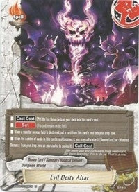 Evil Deity Altar (30049) [H-EB03] - Future Card BuddyFight Single