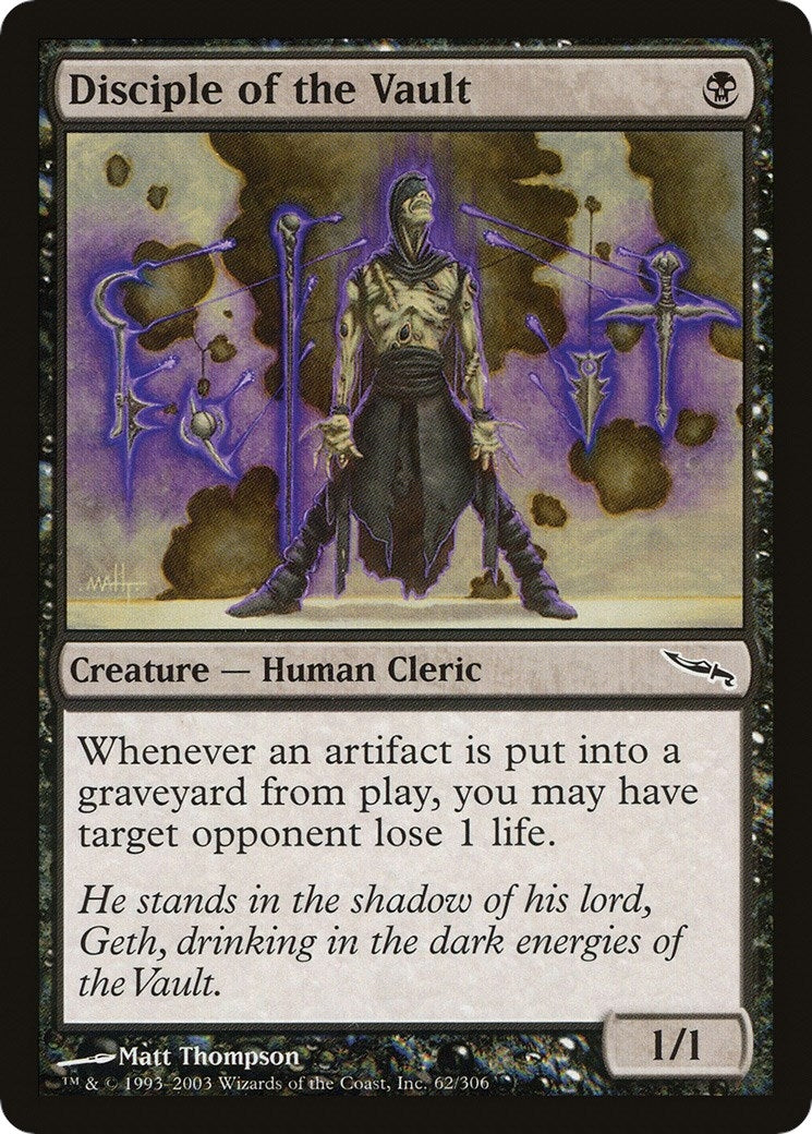 Disciple of the Vault (62) [MRD] - MTG Single