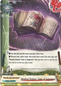 Hundred Demons’ Tome of Judgement (20011) [H-TD04] - Future Card BuddyFight Single