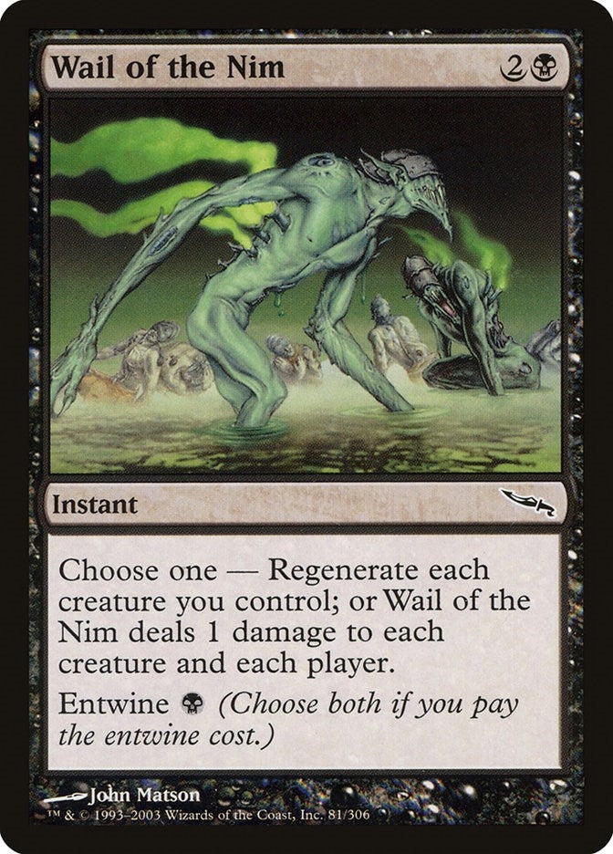 Wail of the Nim (81) [MRD] - MTG Single