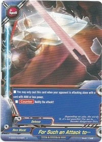 For Such an Attack to... (20059) [H-EB02] - Future Card BuddyFight Single