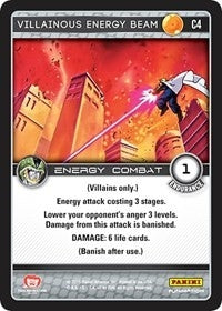 Villainous Energy Beam (4) [PER] - Dragon Ball Z TCG Single