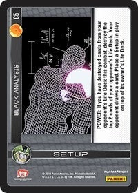 Black Analysis (5) [PER] - Dragon Ball Z TCG Single