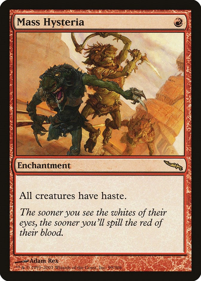 Mass Hysteria (99) [MRD] - MTG Single