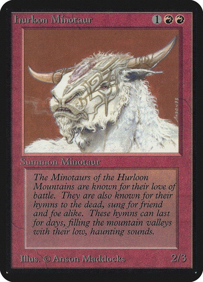 Hurloon Minotaur [LEA] - MTG Single