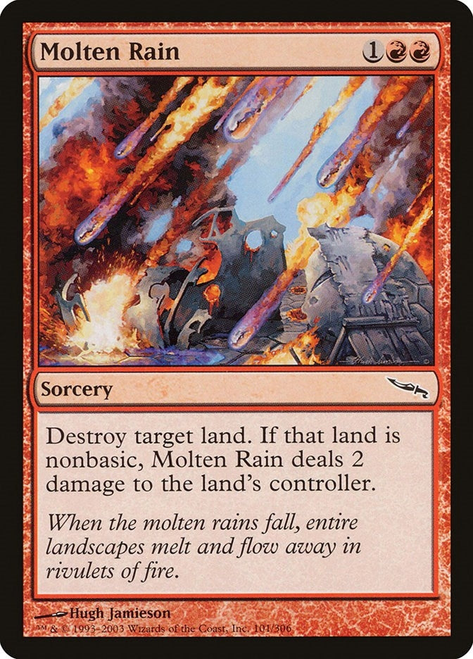 Molten Rain (101) [MRD] - MTG Single