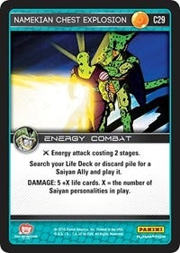 Namekian Chest Explosion (29) [PER] - Dragon Ball Z TCG Single