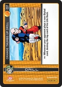 Orange Thumbs Up Drill (37) [PER] - Dragon Ball Z TCG Single