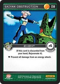 Saiyan Obstruction (58) [PER] - Dragon Ball Z TCG Single