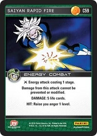 Saiyan Rapid Fire (59) [PER] - Dragon Ball Z TCG Single