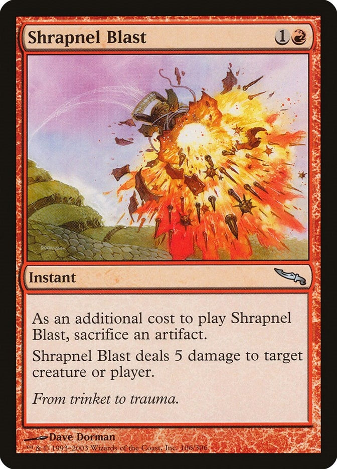 Shrapnel Blast (106) [MRD] - MTG Single