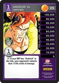 Android 16 - Unmoving (75) [PER] - Dragon Ball Z TCG Single