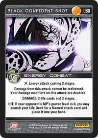 Black Confident Shot (80) [PER] - Dragon Ball Z TCG Single