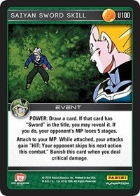 Saiyan Sword Skill (100) [PER] - Dragon Ball Z TCG Single