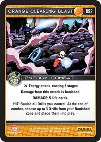 Orange Clearing Blast (92) [PER] - Dragon Ball Z TCG Single