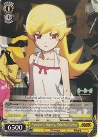 Vampire’s Dignity Shinobu Oshino (24009) [NM/S24] - Weiss Schwarz Single