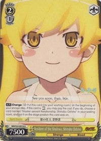 Resident of the Shadows Shinobu Oshino (24010) [NM/S24] - Weiss Schwarz Single