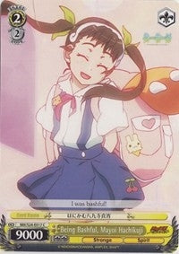 Being Bashful Mayoi Hachikuji (24017) [NM/S24] - Weiss Schwarz Single