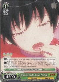 Brushing Teeth Karen Araragi (24031) [NM/S24] - Weiss Schwarz Single