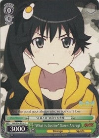 ’What is Justice’ Karen Araragi (24038) [NM/S24] - Weiss Schwarz Single