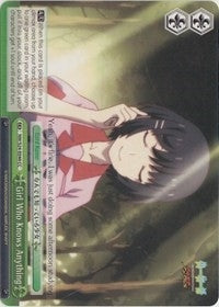 Girl Who Knows Anything (24044) [NM/S24] - Weiss Schwarz Single