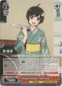 Passionate Personality Tsukihi Araragi (24058) [NM/S24] - Weiss Schwarz Single