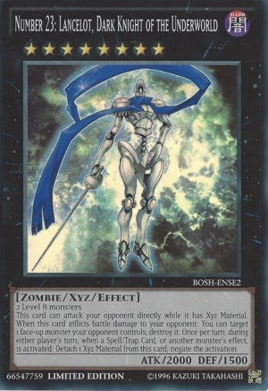 Number 23: Lancelot Dark Knight of the Underworld (2) (BOSH) - YuGiOh Single
