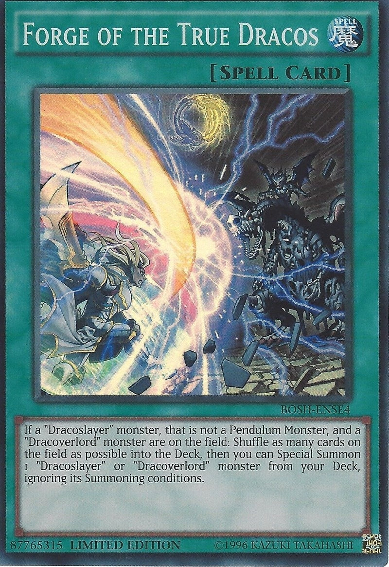 Forge of the True Dracos (4) (BOSH) - YuGiOh Single