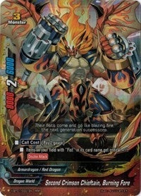 Second Crimson Chieftain Burning Fore (10001) [H-BT01] - Future Card BuddyFight Single
