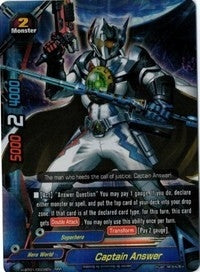 Captain Answer (10008) [H-BT01] - Future Card BuddyFight Single