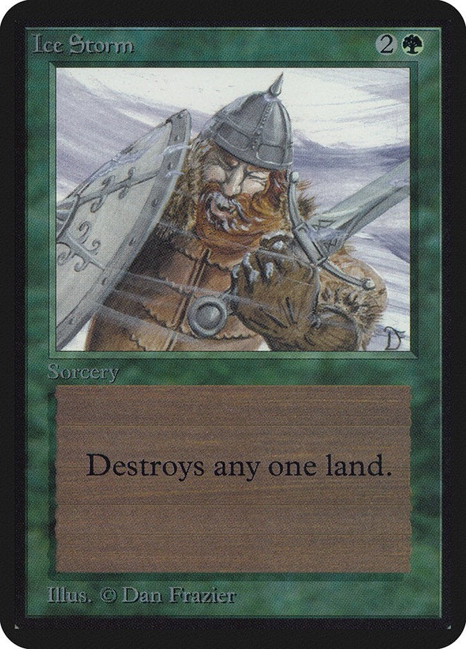 Ice Storm [LEA] - MTG Single