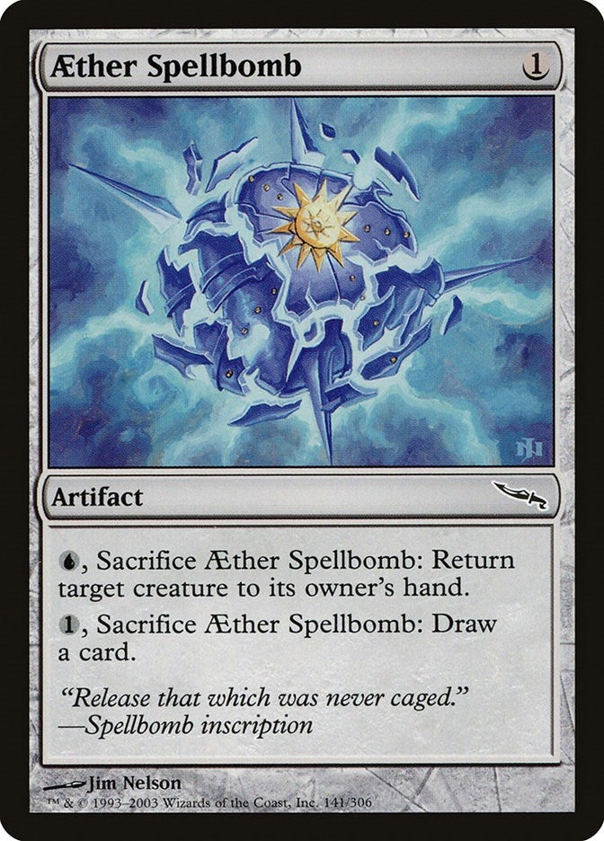 Aether Spellbomb (141) [MRD] - MTG Single