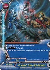 It’s About Time I Got Serious! (20011) [H-TD02] - Future Card BuddyFight Single